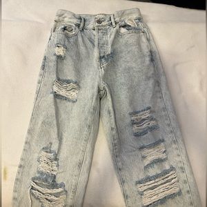 SIZE 23 Pacsun ripped jeans